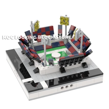 Mini-Stadion de Fotbal Modular Oraș Colecție de Blocuri Caramizi Diy Creator de Învățământ de Arhitectură Blocuri Jucarii 399pcs