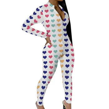 Mare Plus Dimensiune Kigurumi Adulți Sexy Pijama Body-Uri De Buze De Imprimare Femei Salopeta Dintr-O Bucata Pijamas Romper Onesie Bodysuit