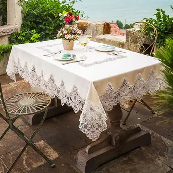 American lux masă brodate cu Aur de catifea masă masă de acoperire flori, fata de masa de Dantela cafea acasă îngroșa T81233W