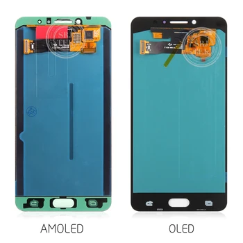 AMOLED/OLED Pentru SAMSUNG Galaxy C7 Pro 2017 Display C8 Touch LCD Digitizer Senzor de Sticlă Ansamblu C710F LCD C7100 Ecran C710DS