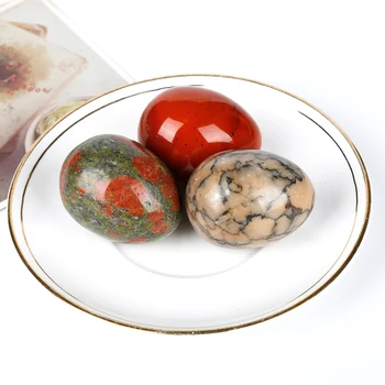 1 BUC Delicate elipsă pietre naturale și minerale prime cristal forma de ou gem poate fi usd pentru decor decor acasă și DIY cadou