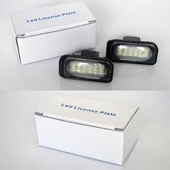 12V LED Fara Eroare Canbus Înmatriculare Auto Lumina Lămpii Numărului de Înmatriculare Pentru Mercedes-Benz C CLK-Class W203 Sedan cu 4 usi W209 C209 A209