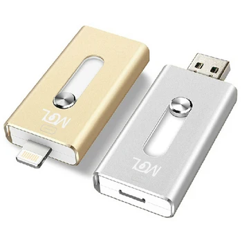MGL USB flash drive OTG 8GB 16GB Pendrive 32GB 64GB Memorie Stick de 128GB usb 2.0 Pentru iPhone X/8/7/7 Plus/6/6s/5/SE/ipad Pen Drive
