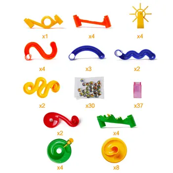 Rula Cursa Coaster Set De Cale Ferată Jucării Urmări Mingea Blocuri Coaster, Labirint Pentru Copii M09
