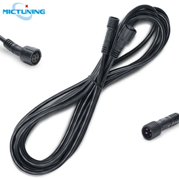 MICTUNING 10 de Metri de cablu de Cablu Cablu Doar pentru 4 și 8 Păstăi RGB LED-uri APP Rock Lumină de Înaltă Calitate Conexiune Accesorii Auto