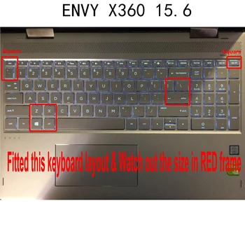 Tastatura Huse pentru HP Envy 15 BP BN CN 17M BW pavilion 15 CD BR CC BS DA spectre 15 CH capac de Protectie de silicon, piele Clar