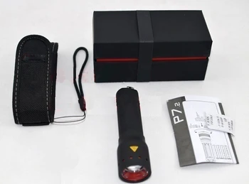 Portabil P7.2 9407 Profesionale Dimmer Zoom Lanterna Tactice LED Torch Lampă pentru Drumetii, Camping