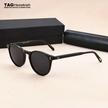 Ov designer de Brand polarizat ochelari de soare barbati 2019 Clasic moda retro ochelari de soare de Conducere pescuit rotund epocă ochelari de soare femei
