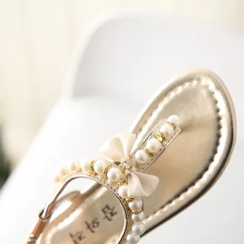 Vara sandale pentru copii fete papion pearl princess pantofi fete pentru copii sandale copii sandale de cristal