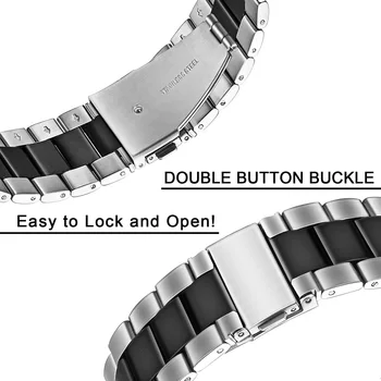 Nou Oțel Inoxidabil Watchband pentru iWatch SE Apple Watch 38mm 40mm 42mm 44mm Seria 6 5 4 3 2 1 Banda Curea de mână Brățară de Metal