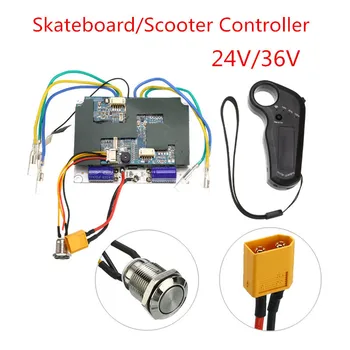 Skateboard Electric Controller 24V/36V Sistem de acționare cu Motor Longboard Controler de la Distanță ESC Piese Scutere Bord Patina Accesorii