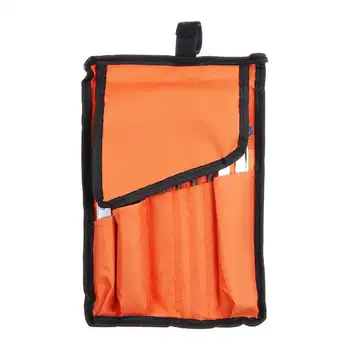 Orange 10buc/punga de Ascuțire Drujba Fișier Depunerea Kit Lant Ascuțitoare pentru Stihl Chian Văzut cu Sac de Depozitare Mâner din Lemn tare