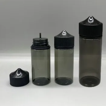 100buc 30ml/60ml Negru Plastic PET Gol Dropper E Lichid suc de picături pentru Ochi Sticle de Mult Sfat CRC Capac Ulei Vape Pen Sticlă Containere