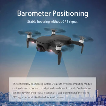 2020 X12 GPS Drona cu WiFi FPV 4K HD aparat de Fotografiat cu Motor fără Perii Pliabil Quadcopter Anti-shake 3 Axe Gimble drone Vs H117s SG906