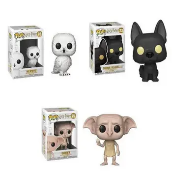 POP, Harri Potter Hedwig Sirius Black Dobby Plesneală cap-de-mort Luna RON, Hermione Acțiune Jucărie Cifre Modelul de Colectare de Jucării pentru Copii cadouri
