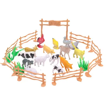 15buc de Învățământ Simulat Animale de Fermă Model de Jucărie Pentru copii Copii