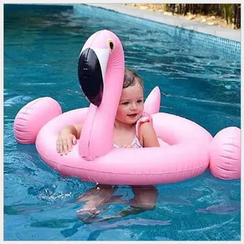 2018 Copii de Înot Float Scaun copil Float Gonflabile Flamingo Swan Pool Float de Vara pentru Copii Distracție Apă Piscină Jucarie Copii inel de Înot