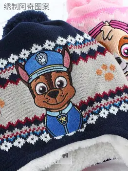 Hot Nou 2019 Reale PAW Patrol everest chase skye Papusa de înaltă calitate, pufos pălărie de iarnă șapcă pentru Copii jucărie de Crăciun Cadou de Ziua de nastere