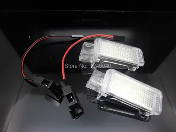 LED-uri Auto de Interior lampa Seat lumina picioarelor lumina pentru Audi A2 A3 S3 A4 S4 B5 B6 B7 B8 RS4 A5 S5 A6 S6 C5 C6 A7 A8 S8 Q5 Q7 TT TTS