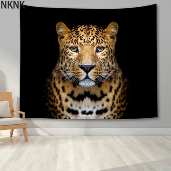 3D Animal Leu Fox Leopard Pictura Tapiserie de Familie Camera de zi Dormitor Dormitor de Mari Dimensiuni Tapiserie Prosop de Plajă pe Perete
