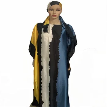 Mătase imprimate rochie de vara 2019 vânzare la cald de calitate confortabil dimensiune 145 lungime femei rochie Europene rochie de plaja din africa rochii