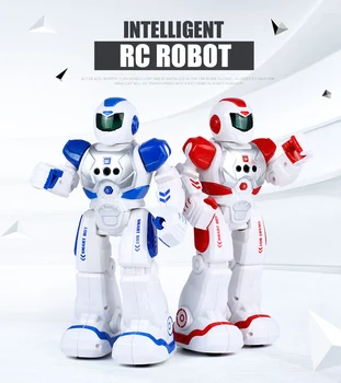 Robot de Dans Gest de Acțiune Figura Jucărie Robot de Control RC Robot de Jucărie pentru Băieți Copii Cadou de Ziua Robot Inteligent Jucarii USB de Încărcare