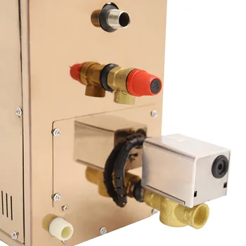 9kw Automata din otel inoxidabil Abur Generator Automat de decalcifiere Sauna Baie de Aburi Mașină De Spa Cameră Controler Digital