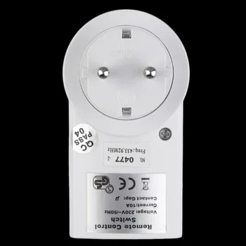 433mhz fără Fir Control de la Distanță inteligent Priza de perete Programabile Electric UE UK Plug Priză Comutator 220v 230v Lumini cu LED-uri