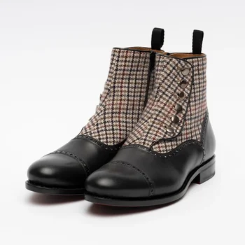 Personalizate de Moda de Iarna Barbati din Piele PU Chelsea Cizme a Subliniat Toe Glezna Cizme de Mens Casual sex Masculin Zapatos De Hombre F548