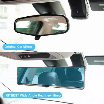 Masina Oglinda retrovizoare Anti-Orbire Universal Auto Camion Oglinda Retrovizoare Interioara cu ventuza Oglinda Albastru - Reduce Orb Spota