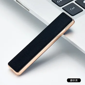 Creative Ultra-subțire Bricheta USB Vânt Brichetă încărcător cu Plasmă Juca Cool Gadget Electronic Bricheta Accesorii