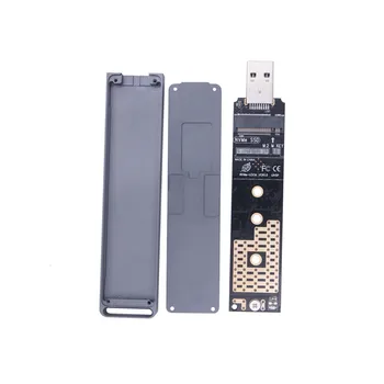 M2 SSD Caz NVME Cabina de M. 2 până la USB de TIP a 3.1 SSD Adaptor pentru NVME PCIE M pentru unitati solid state SATA B Cheie SSD Disk Cutie M. 2 SSD Caz