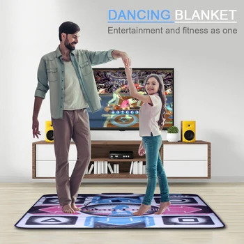 Dans Pas Tampoane Dansatoare Pătură Non-Alunecare de Picioare de Imprimare Dance pad pentru PC/TV
