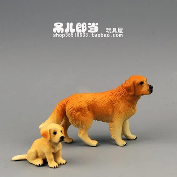 Transport gratuit Buna Calitate la Pret mic Copil model animal golden retriever câini saint bernard boxer model de jucărie