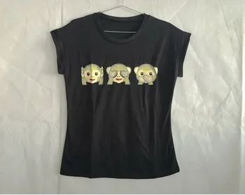 CEODOGG Moda de Vara tricou Femei Maimuță femei t-shirt cu Maneci Scurte de Desene animate Tee Ancora Topuri de Bumbac Bufnita Tricouri doamna topuri