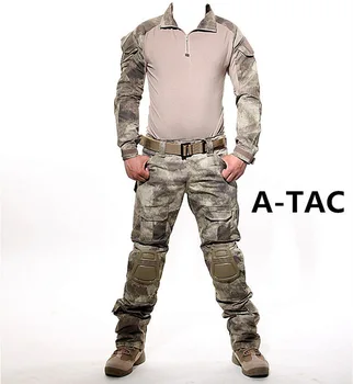 Cu cotul de genunchi tampoane de camuflaj militar tactic uniforma în aer liber vânătoare de formare camping combat shirt pantaloni seturi de haine