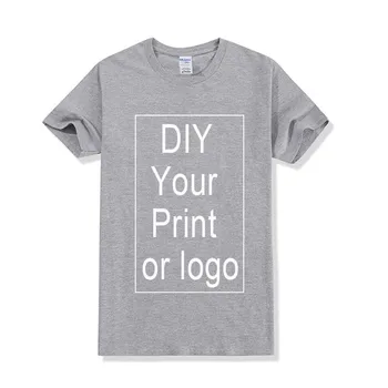 Custom Print Uniforma Companiei de BRICOLAJ Echipa T-shirt Logo/Fotografie/Text Tipărit T Shirt Mens Publicitate de Top T-Shirt