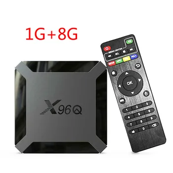 X96Q Android 10.0 Smart TV BOX 2GB 16GB Allwinner H313 Quad Core 4K Mini Set top rapid tv box 2.4 G Wifi Youtube pk X96