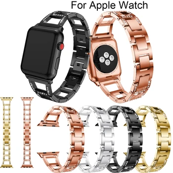 Pentru Apple Watch 40mm 44mm 38mm 42mm ceasul inteligent încheieturile curea pentru Apple Watch seria 4 3 2 1 Ceas de moda stil clasic brățară