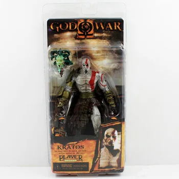 19cm NECA Dumnezeu de Război Kratos în Lâna de Aur Armura cu Capul Meduzei din PVC de Acțiune Figura model de papusa jucării cu cutie