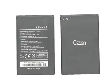 Ciszean 2x Noi 3.7 V 2000mAh Înlocuire lenny 2 Baterii +incarcator Pentru Wiko LENNY2 Baterii Bateria Batterij Telefon Mobil Baterii