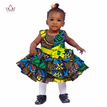 Femeile africane Haine copii haine africane Tradiționale de Rochii de Bumbac Potrivite Africa de Imprimare Rochii de Vară pentru Copii BRW WYT76