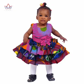 Femeile africane Haine copii haine africane Tradiționale de Rochii de Bumbac Potrivite Africa de Imprimare Rochii de Vară pentru Copii BRW WYT76
