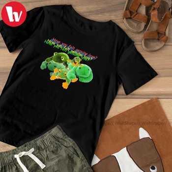 Froggy T-Shirt Broasca Gramada Tri-blend Tricou Imprimat Supradimensionate pentru Femei tricou Bumbac 100 Doamnelor Tricou