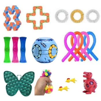 Decompresie Senzoriale Frământa Jucărie Set De Relief De Stres Pentru Copii Adult Strânge Jucării Pentru Copiii Adulți Anxietate De Stres De Relief Jucărie