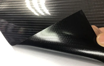 1.52X5M(5FTX16.4FT) 6D carbon vinyl autocolant cu aer bule gratuite pentru masina full body wrap elemente d Masina Stylingn
