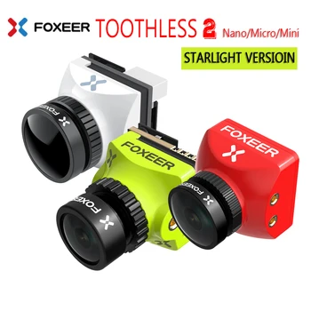 Foxeer Mini/Micro/Nano Toothless 2 CMOS 1/2 1200TVL PAL/NTSC 4:3 16:9 FPV OSD Camera Natural Imagine Pentru RC FPV Racing Drone