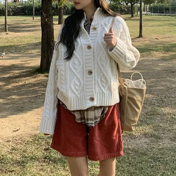 Drept pantaloni Scurți Femei Harajuku Retro Elegant Toamna Vara Bază Adolescenti Streetwear Îmbrăcăminte All-meci Populare de zi cu Zi Femme Pantaloni