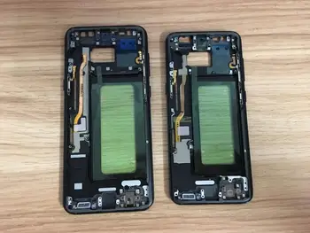 Mijloc Rama Pentru Samsung Galaxy S8 G950 G950F S8 PLUS G955 G955F Mijlocul Rama de Metal Carcasa Șasiu Cu Piese de schimb