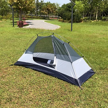 În aer liber, 3 Sezonul de Camping Corturi Ultrausoare Kamp Cort de O Persoană Rucsac Impermeabil Respirabil Adăpost cu Cortul Interior